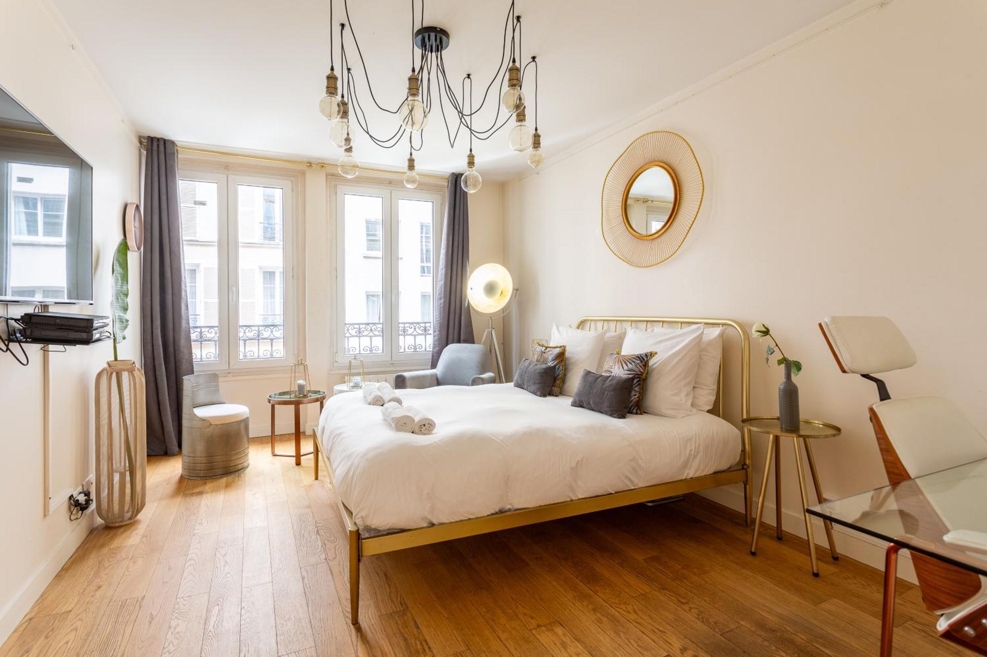 The Charming Rue Cler Lägenhet Paris Rum bild