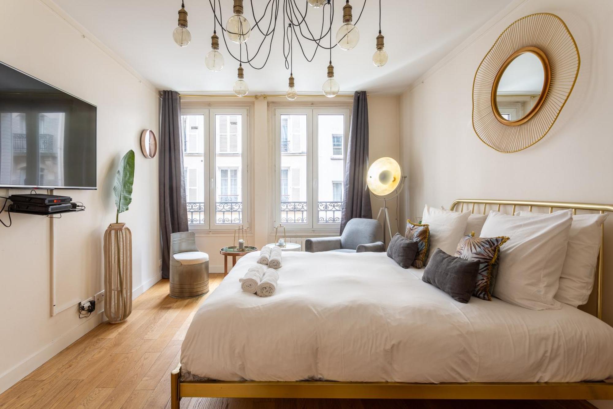 The Charming Rue Cler Lägenhet Paris Rum bild